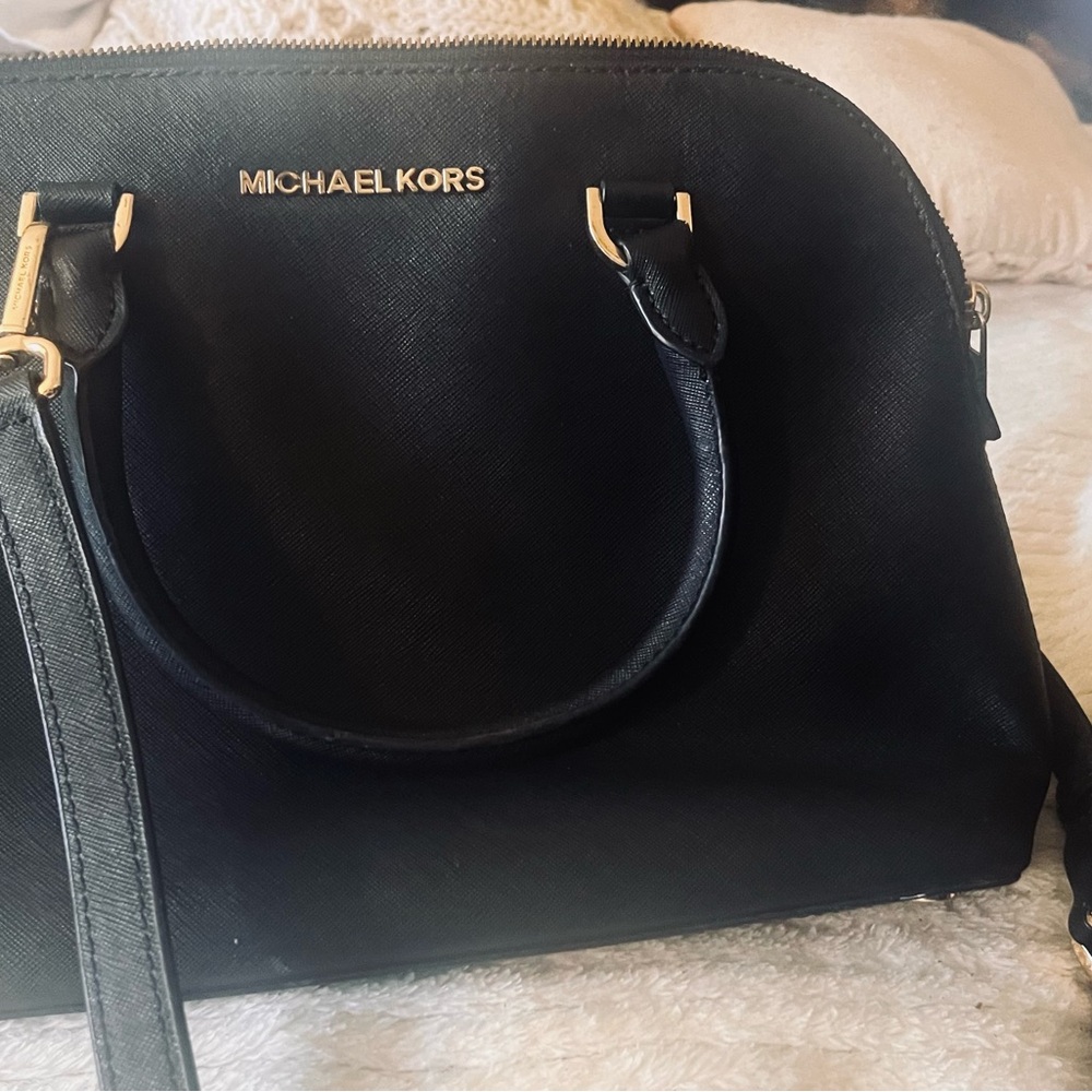 Michael Kors Black Satchel Bag